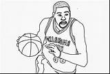 Coloring Durant Kevin Pages Basketball Player James Lebron Kyrie Shoes Drawing Dunk Irving Jordan Westbrook Russell Air Book Celebrity Color sketch template