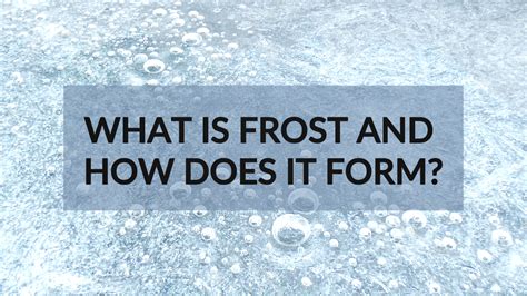 frost     form