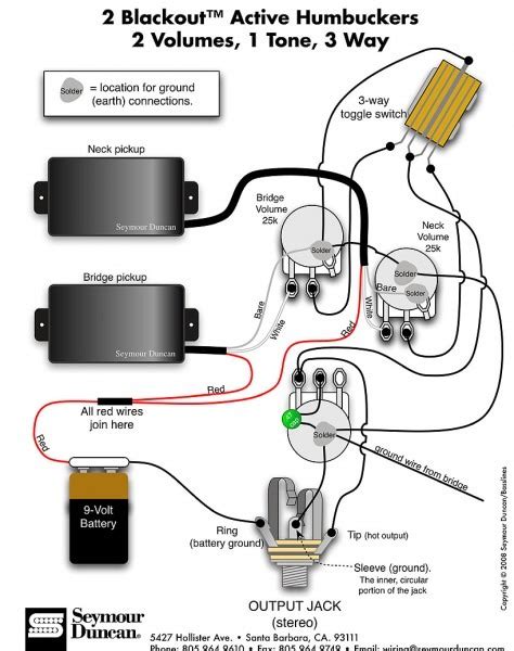 double neck guitar wiring diagram