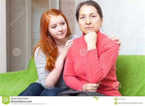 teen girl asks for forgiveness from mother stock image image of girl love 31751119