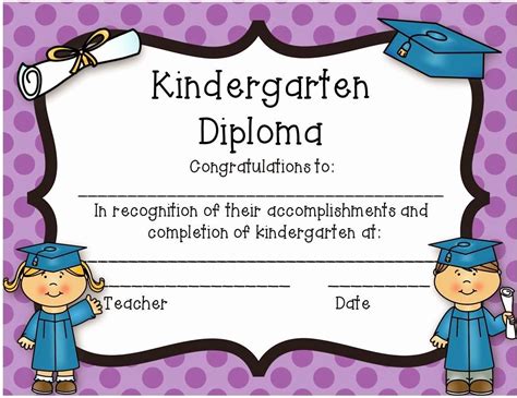 preschool diplomas templates  dannybarrantes template