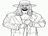 Sting Coloringhome Wrestler Wrestlers sketch template