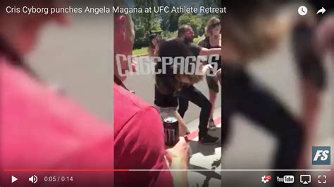 Video Cris Cyborg Punches Angela Magana At Ufc Fighter