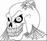 Spooky Halloween Pages Coloring Getcolorings Printable sketch template