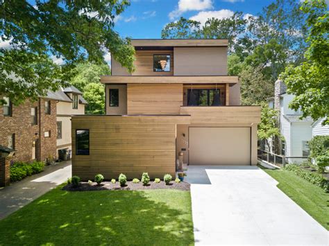 modern infill home    richard taylor architects