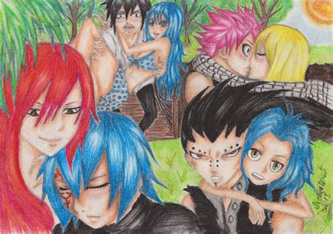Commission Fairy Tail Couples By Neoangeliqueabyss On Deviantart