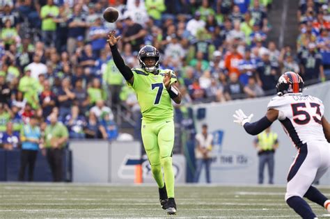 newly minted  seattles starting quarterback geno smith leads
