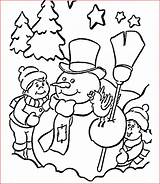 Coloring Snowman Christmas Pages Printable Kids Winter Filminspector sketch template
