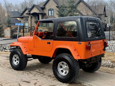 reserve  jeep cj custom  corvette atmomic orange metallic