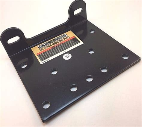 universal atvutility winch mounting plate badland winches  lb