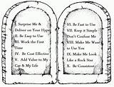 Commandments Coloring Pages Ten Prev Marvelous Entitlementtrap sketch template