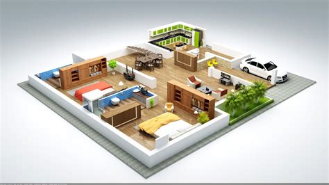 bedroom house plans   square feet    acha