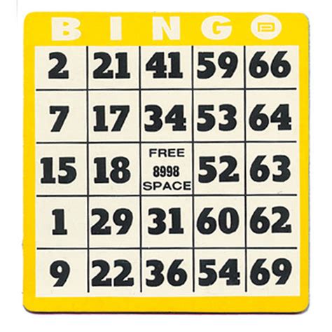 plain bingo cards printable