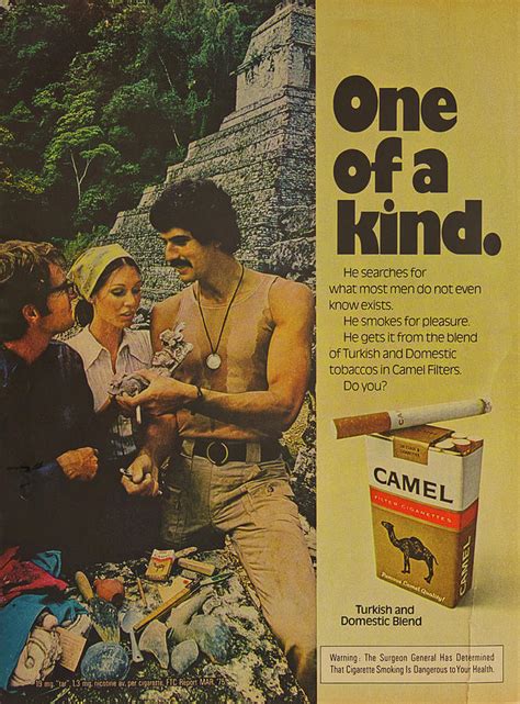 vintage 1975 camel cigarettes advertisement photograph by robert kinser