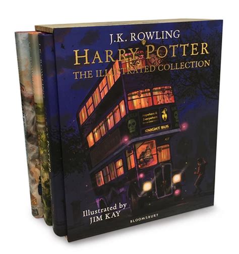 harry potter the illustrated collection 3 books by j k rowling