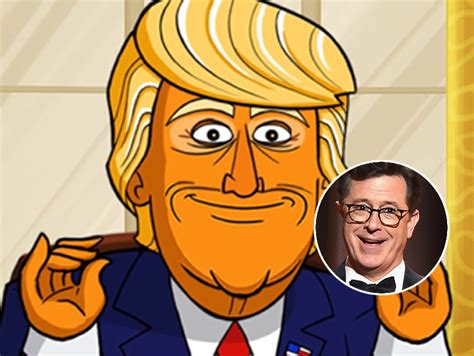 donald trump animated series from stephen colbert coming to showtime