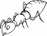 Kids Ants Clipart Ant Printable Coloring Clip Pages Library sketch template