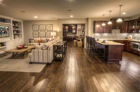 open floor plan love  division  walls style  home basement renovations home