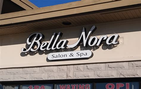 bella nora salon spa updates  business sign sign artist