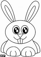 Bunny Coloring Rabbit Pages Printable Face Ears Cute Drawing Easter Print Simple Easy Color Kids Sheets Cartoon Rabbits Thingkid Getdrawings sketch template