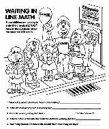 Math Line Coloring Waiting Pages Ordinal Crayola sketch template