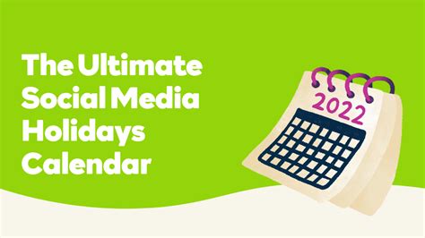 ultimate social media holidays calendar  digital picnic