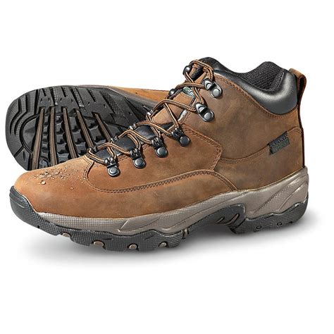 mens avia waterproof hikers brown  hiking boots shoes