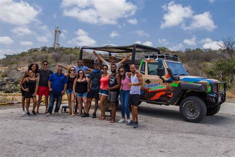 jeep safari curacao  snorkel adventure curacao activities