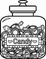 Coloring Candy Pages Printable Color Food Sheets Candyland Jar Bing Kids Fruits Character Popular sketch template