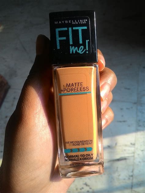 maybelline fit  matte poreless foundation review  toffee caramel
