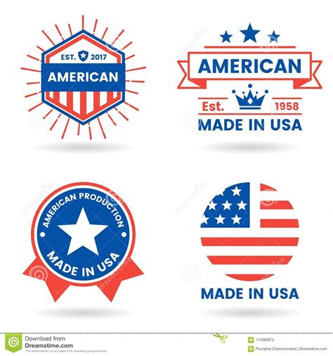 america vector label  banner stock vector illustration  business emblem