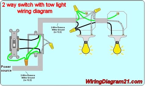 gang   light switch wiring diagram