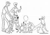 Dalmatians Coloring Pages Getcolorings sketch template