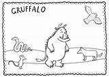 Gruffalo Kleurplaat Kinderboeken Personaggi Gruffalos Verhalen Zoeken sketch template