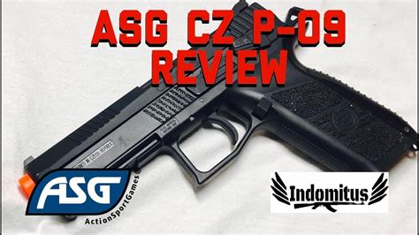 asg cz p  review airsoft review youtube