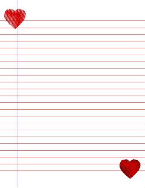 cute lined paper