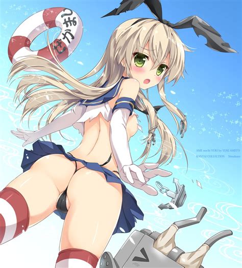 Shimakaze In A Thong Ecchi Hentai Pictures Pictures