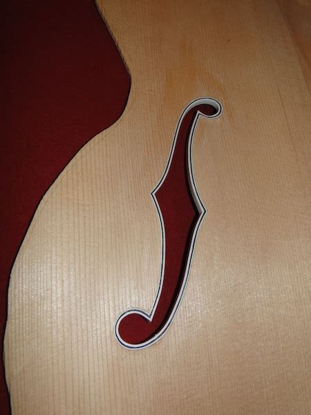 scott s workshop notes archtop guitar build side bending and f hole binding