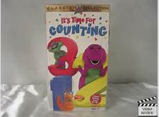 Barney It's Time For Counting VHS Barney the Dinosaur