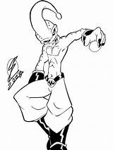 Buu Kid Majin Flash Vegeta Pages Inked Colouring Print Deviantart Search Again Bar Case Looking Don Use Find Top sketch template