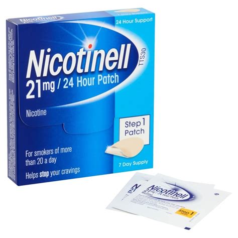 buy nicotinell mg hour patches step   chemist direct