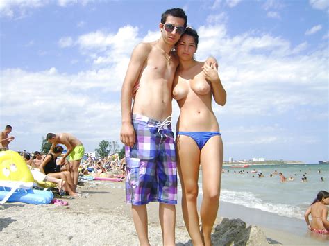 romanian teen on beach topless 28 pics