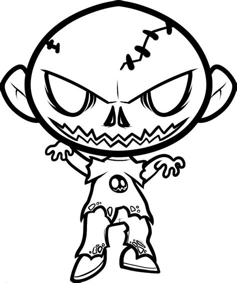 coloriage zombie  personnages dessin  colorier coloriages