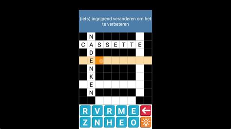 kruiswoordpuzzel nederlands crossword dutch puzzles game youtube