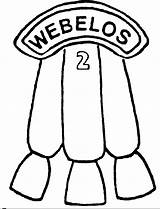 Webelos Scout Cub Scouts Rank sketch template