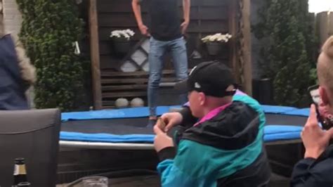 dumpert lam op de trampoline
