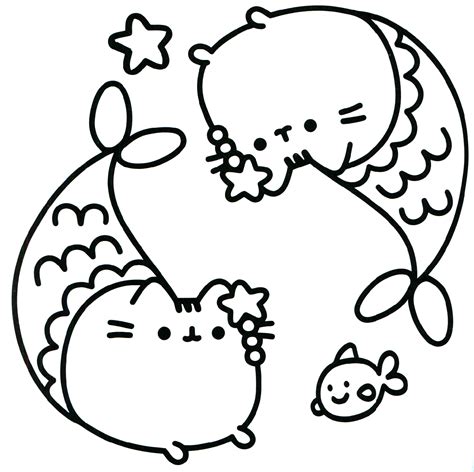 pusheen guide coloring pages