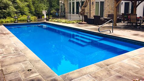 marvelous rectangle fiberglass swimming pool imagine pools