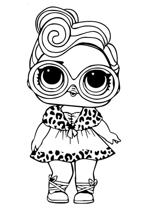 printable lol doll coloring pictures dollface unicorn coloring
