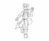 Mccloud Fox Coloring sketch template